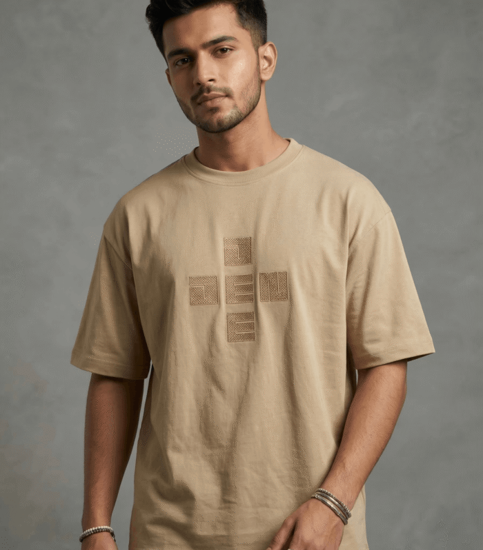 Urban Cross Sand Oversized T-Shirt